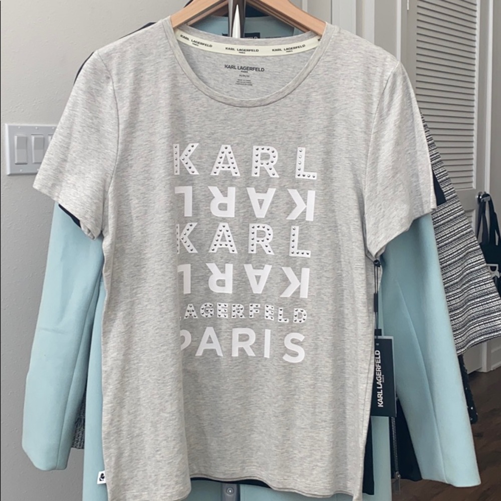New grey Karl Lagerfeld tshirt